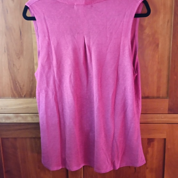Sanctuary (Sundance) fushiaish pinksleeveless knit top, NWT, Size XL - Picture 4 of 5